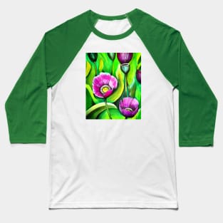 Poppies Baseball T-Shirt